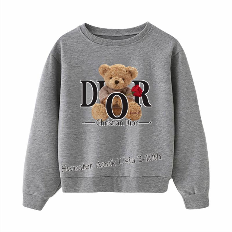 ((IB))SWEATER ANAK2 UNISEX/BEAR DIGITAL SABLON