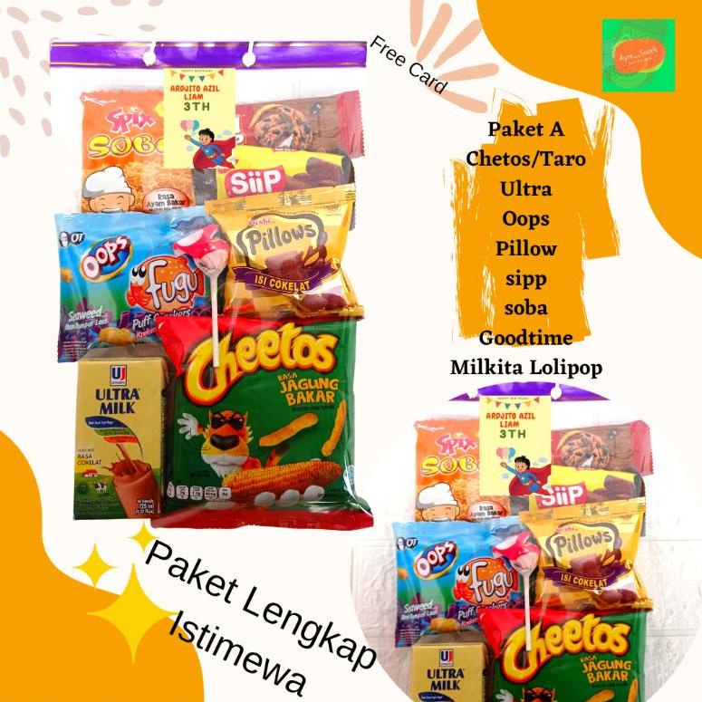 

Top Sale Bingkisan Snack Anak ulang tahun/Paket ultah anak Free kartu ucapan
