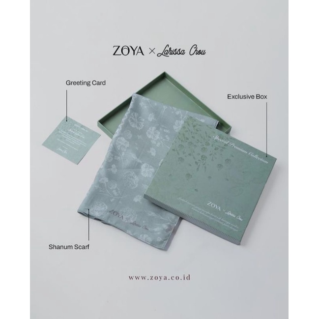 [LIMITED EDITION] Scraft Hijab Zoya x Larissa Chou