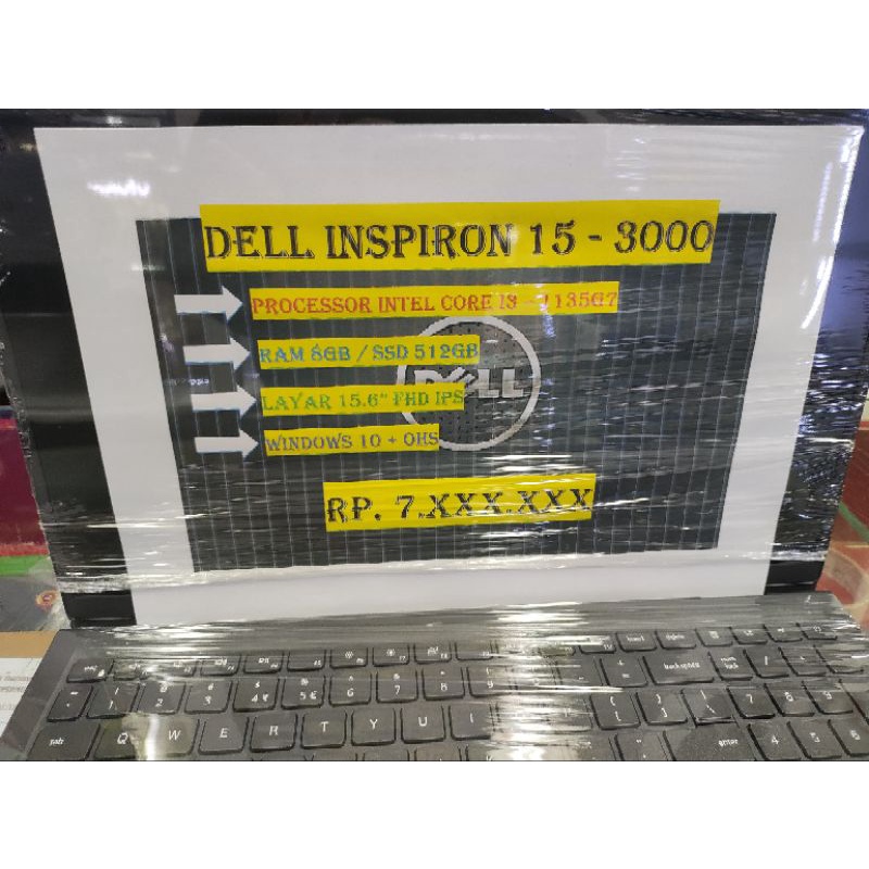 DELL INSPIRON 15 - 3000 I3 1135G7 8GB SSD 512GB