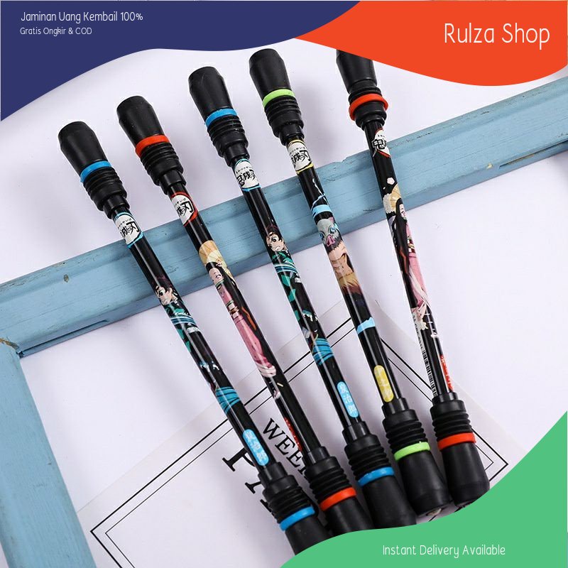 

PILIH MOTIF Pen Spinning Pulpen Putar Karakter Anime Demon Slayer / Pena Mainan Anak Pen Spining