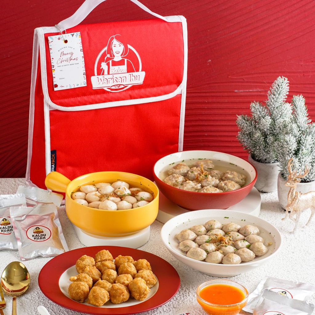 

Christmas Hampers BAG Frozen Food Bakso Warisan Ibu Paket "DIAMOND