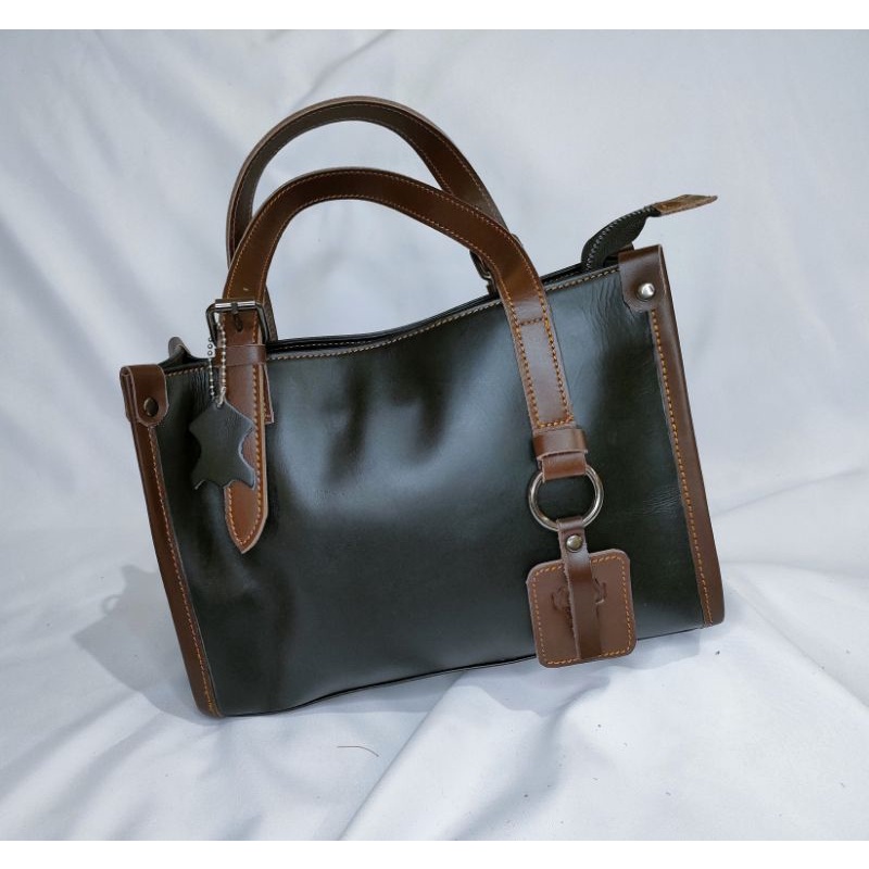 Tas Otama kulit sapi asli Clutch cewek perempuan wanita