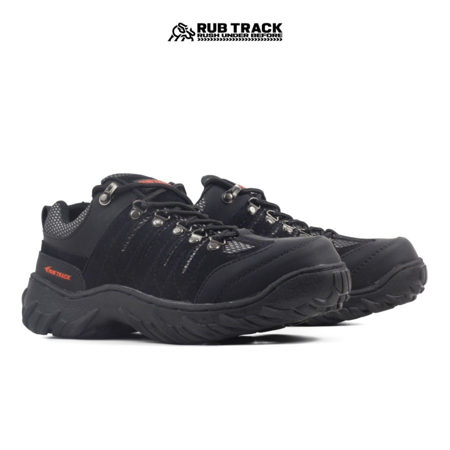 SEPATU SAFETY BOOTS PRIA TRACKING HIKING GUNUNG RUBICON PREMIUM QUALITY UJUNG BESI RUBICON DIENG