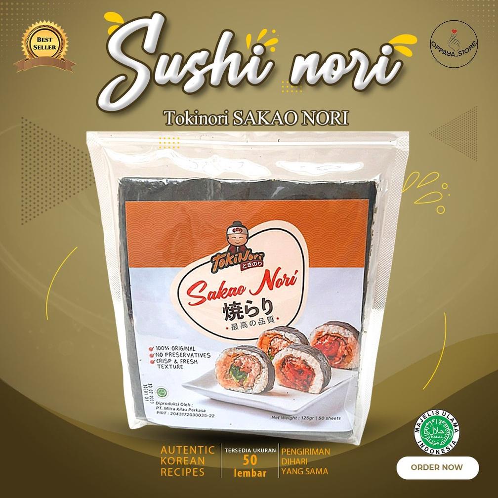 

[BAYAR DITEMPAT] Sakao Nori 50 Lembar Untuk Kimbab Sushi