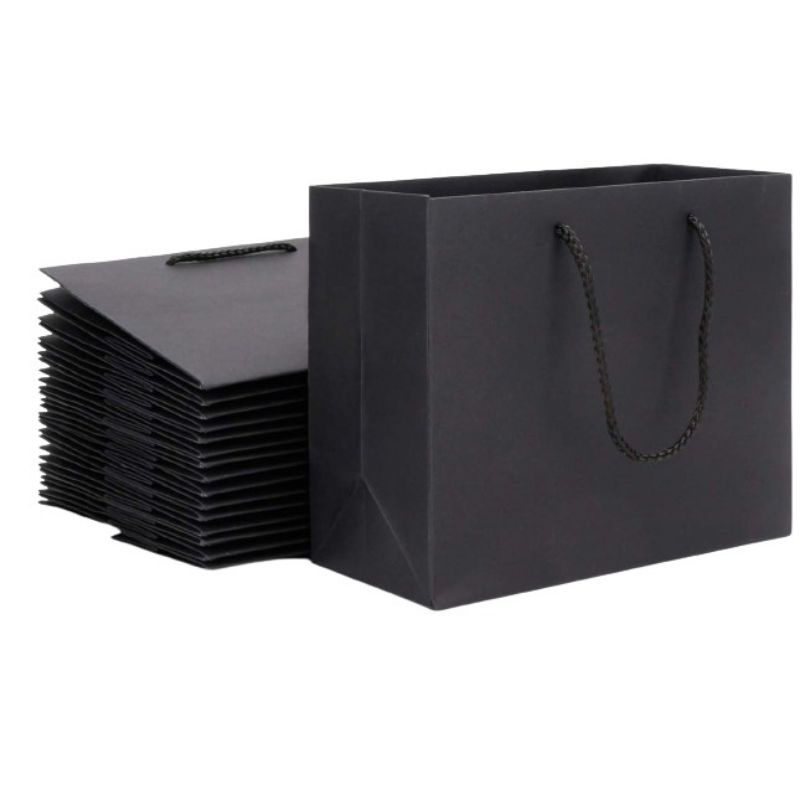 PAPER BAG TAS HAMPERS BLACK