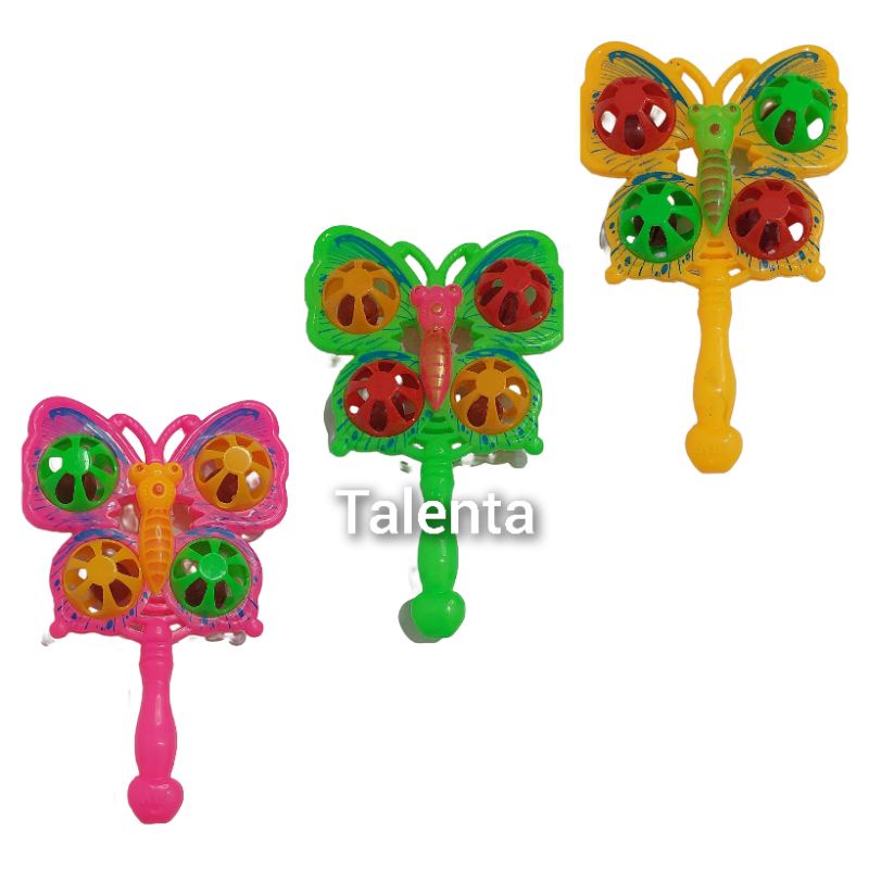 Mainan Anak Bayi Kerincingan Kupu