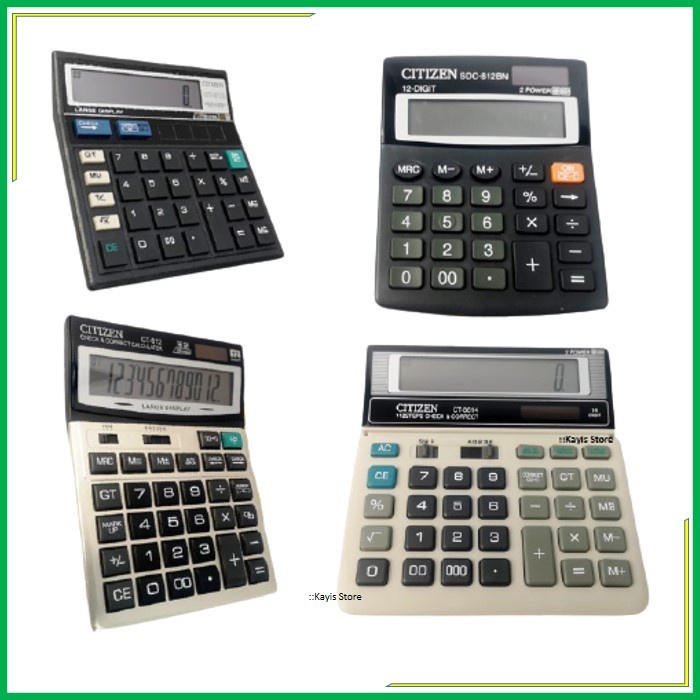 MURAH Kalkulator Besar Citizen Murah Original 12 Digit - 14 Digit