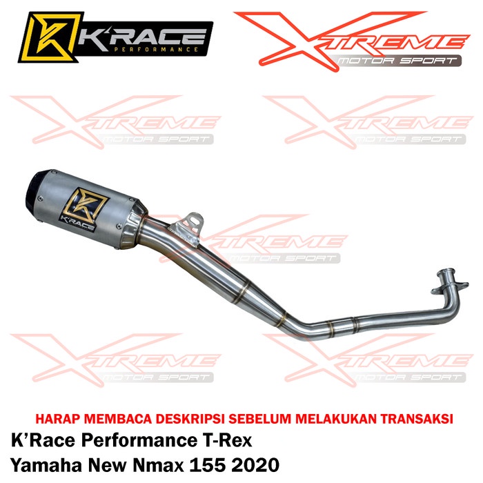 Knalpot Krace Performance Yamaha Nmax 150 New 2020 Fullsystem #Original