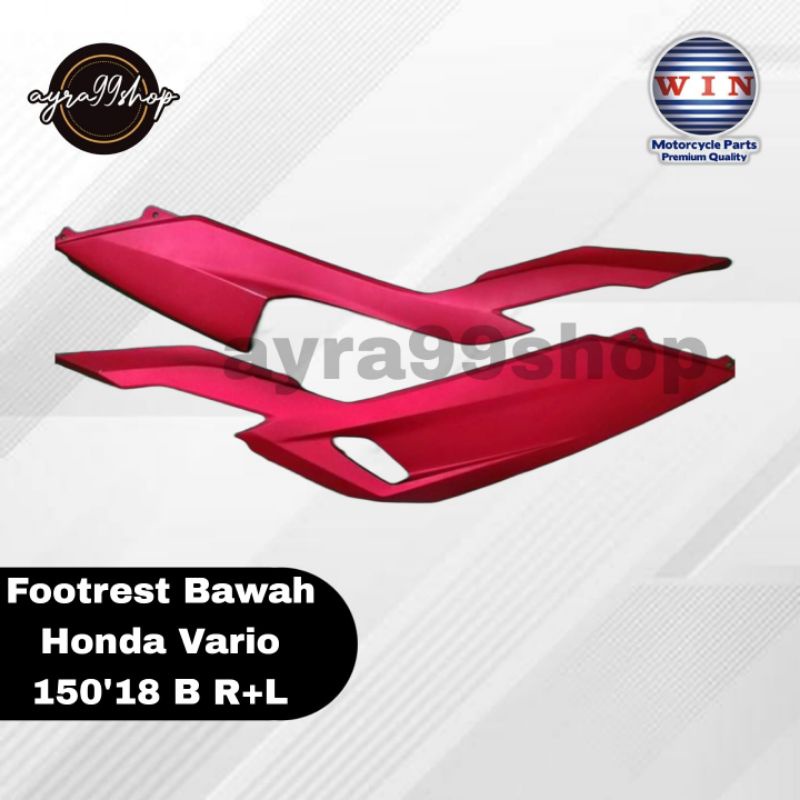 FOOTREST BAWAH HONDA VARIO 150 ALL NEW B R+L MERK WIN