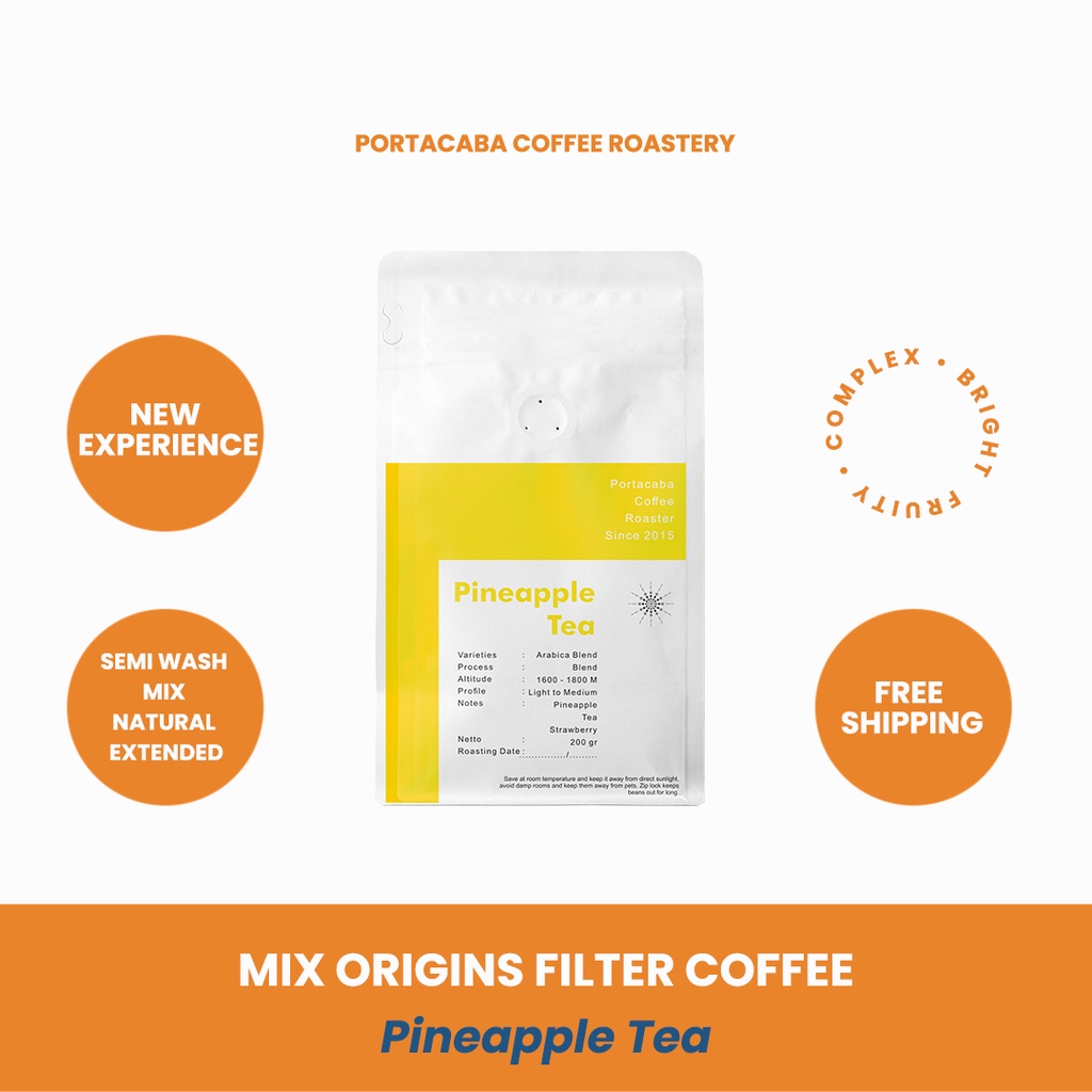 Pineapple tea  Drip Bag Coffee - (kopi instan filter) by Portacaba