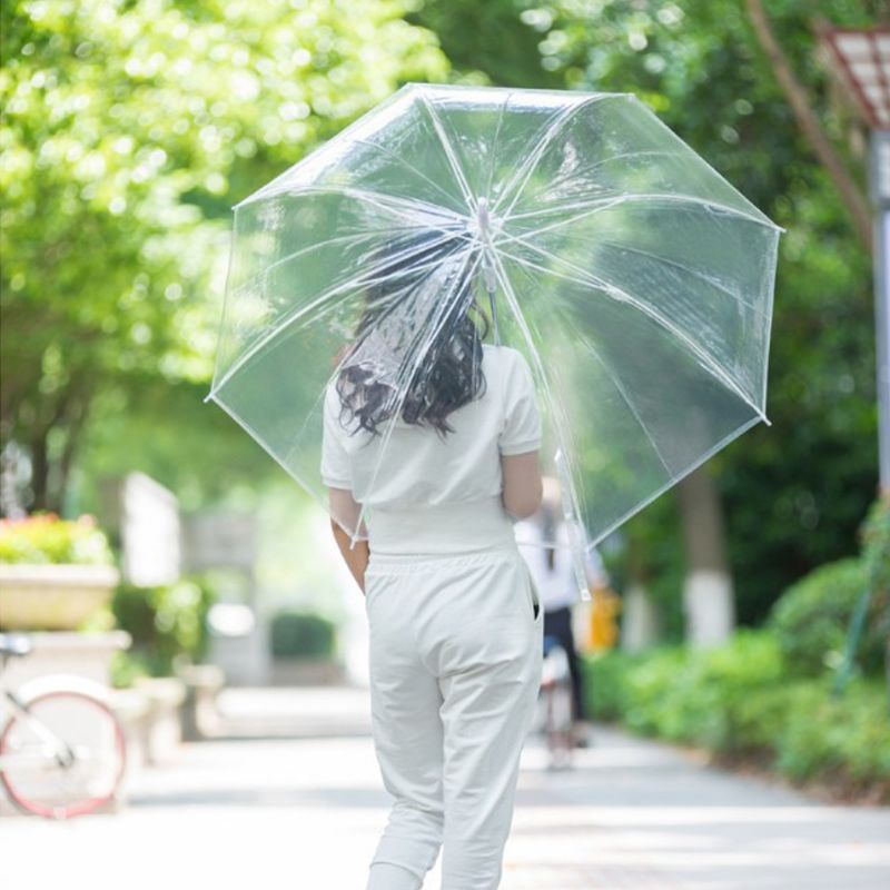 Payung Transparan Bening Lipat Korea