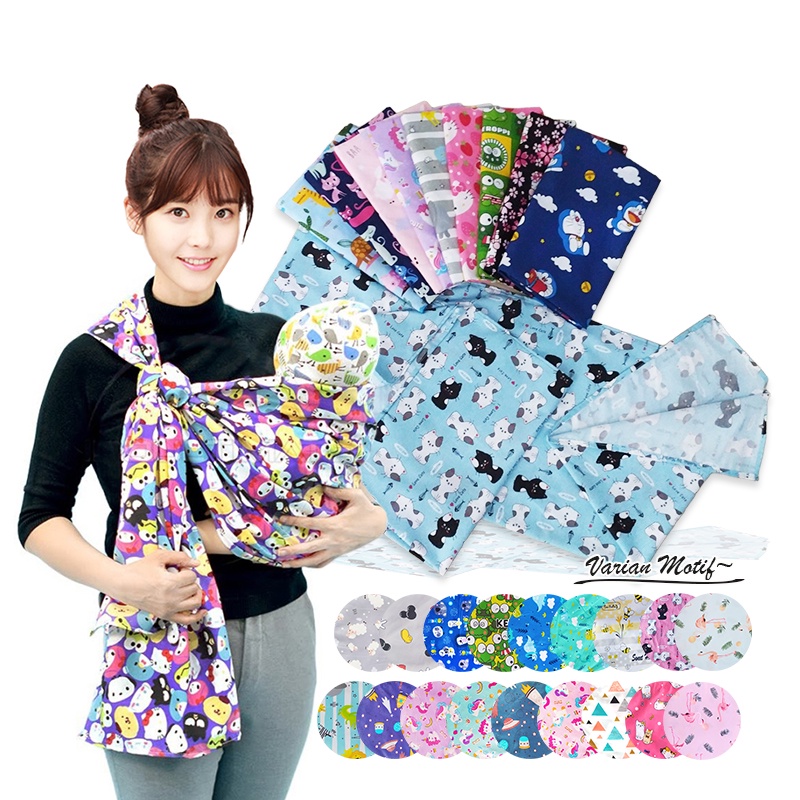 Paket 3in1 Bantal Menyusui Apron Menyusui dan Gendongan Cukin Karakter