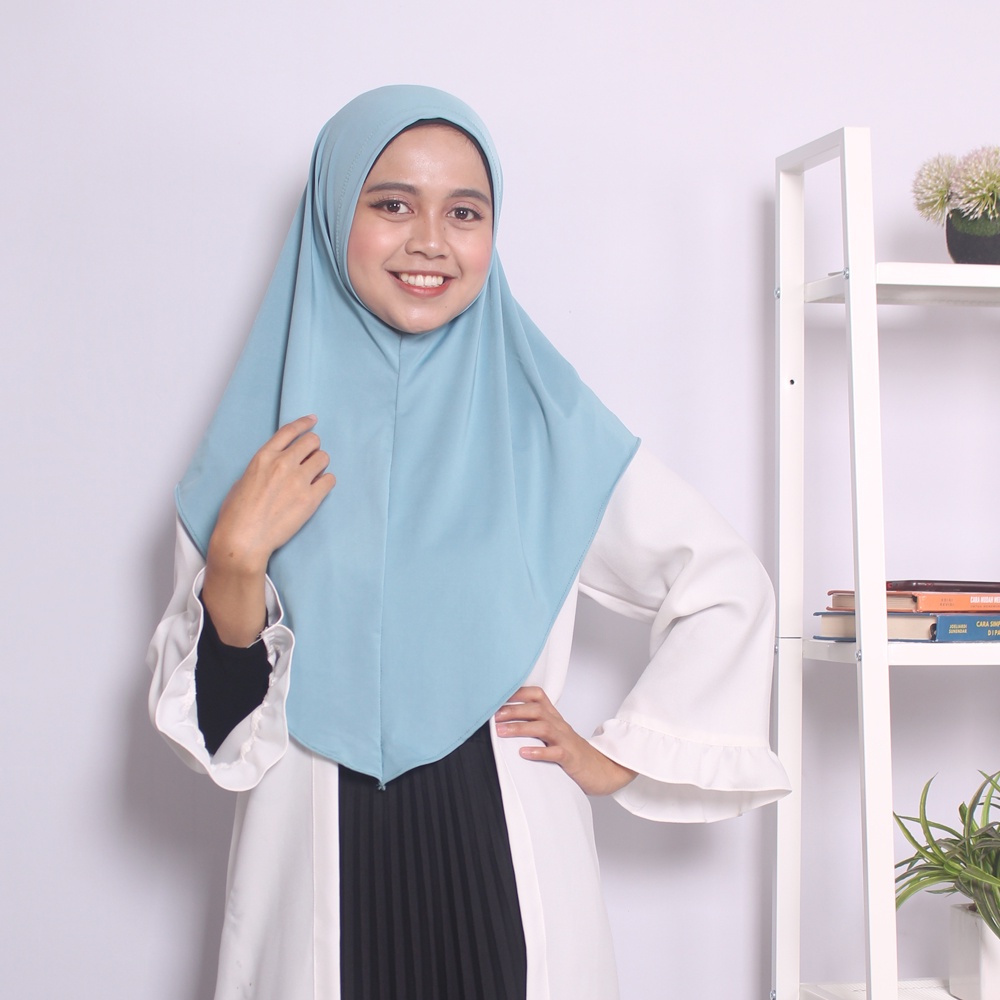 KERUDUNG BERGO/JILBAB BERGO JERSEY/JILBAB BERGO HAMIDAH MENUTUP DADA PED DAN NON PED JELITA