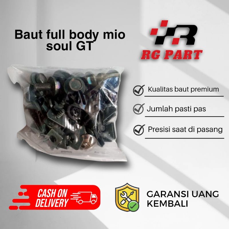 Baut full body halus kasar soul GT 113 cc
