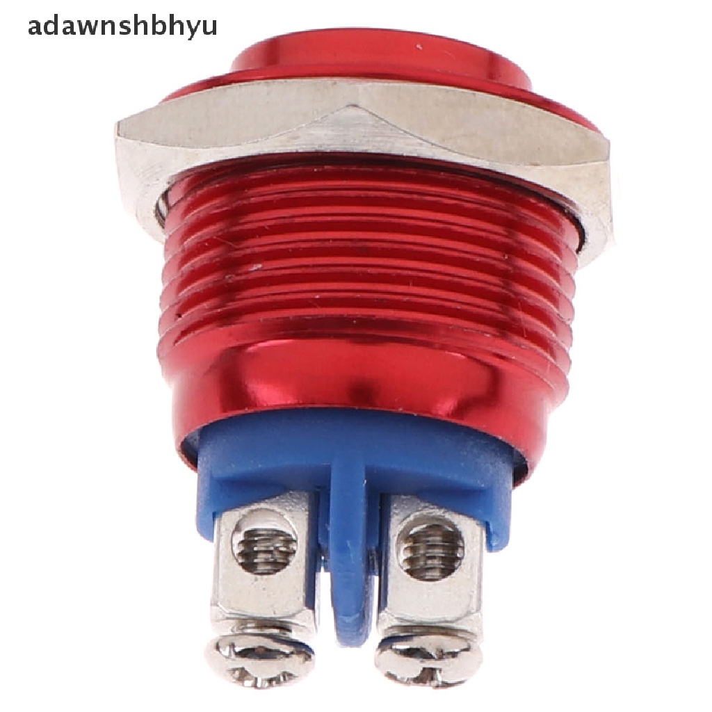 Adawnshbhyu 1Pc Saklar Tombol Tekan Momentary 16mm Waterproof Mount Button Switch ID