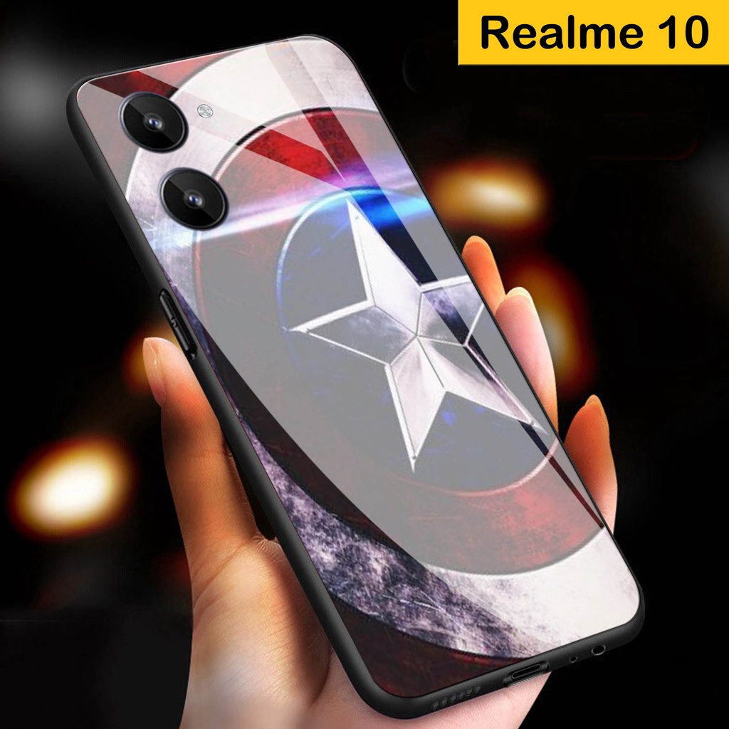 Softcase Glass [S17] REALME 10 4G - casing pelindung - REALME 10 4G - pelindung handphone - REALME 1