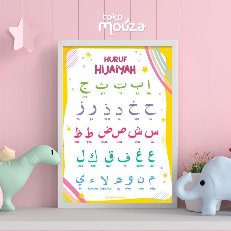 

POSTER BELAJAR ANAK ISLAMI "HURUF HIJAIYAH
