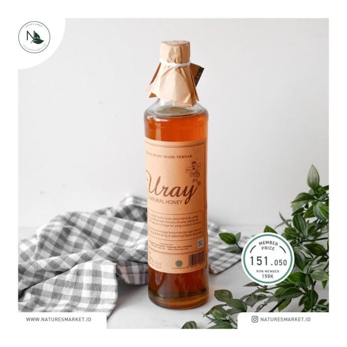 

[BEST SELLER] Madu Uray Natural Honey 640ml