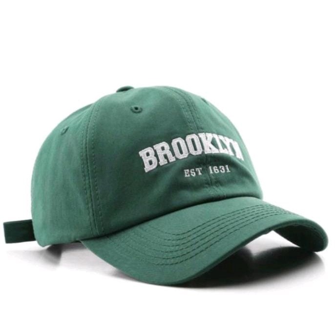 Topi Baseball Cap Unisex Bordir BROOKLYN EST 1631 Pria dan Wanita Termurah