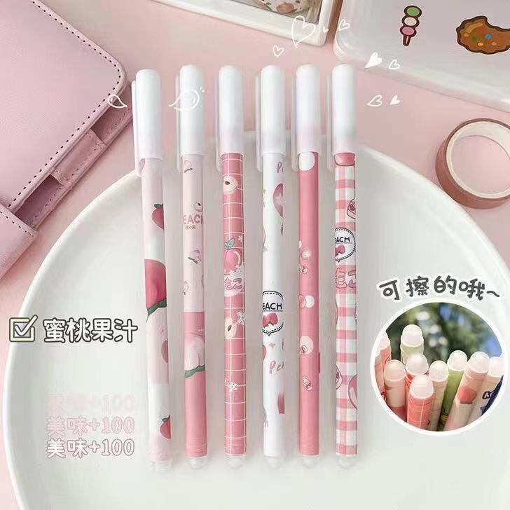 IC Pulpen Hapus Erasable Pen Bolpen Hapus Motif Karakter Pen Hapus Tinta Hitam / Bolpoin Gel Bisa Dihapus Lucu / Ballpoint Lucu Gel Erasable Pen Pena Yang Bisa Dihapus LUCU