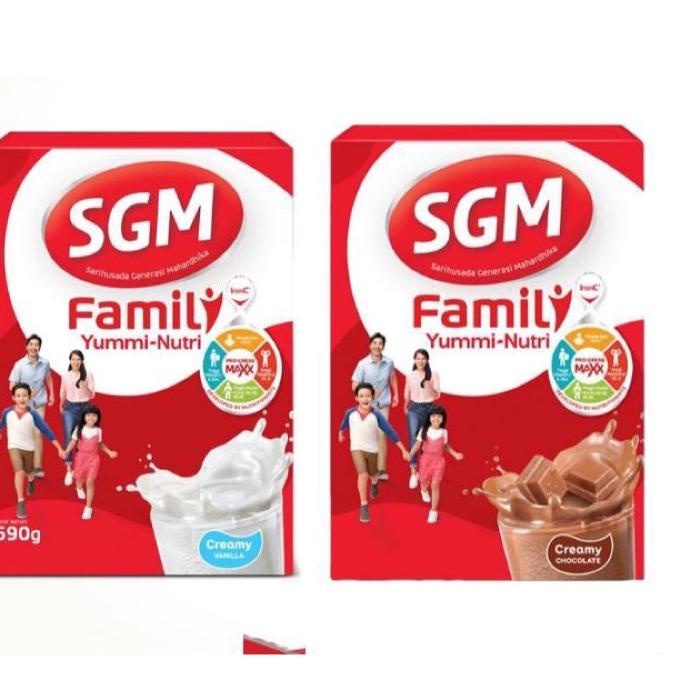 

Recommended ✱ SGM Family Yummi Nutri Creamy Vanila Coklat 330gr 690gr 330 690 gr*