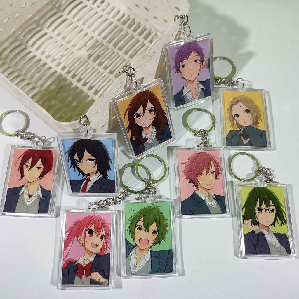 Souvenir Gantungan Kunci Kotak Anime - Horimiya Keychain
