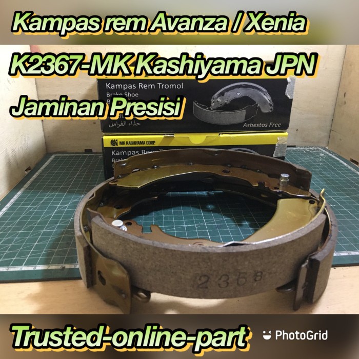 Kampas Rem Avanza Xenia Belakang 100% MK Khasiyama