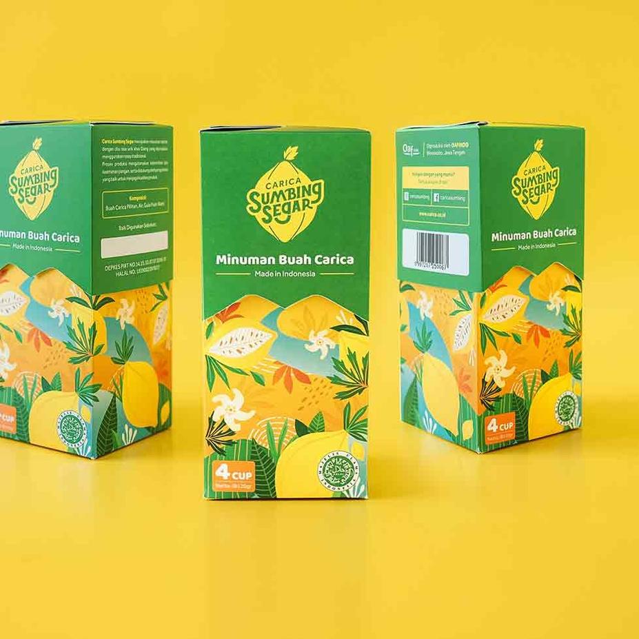 

TERBARU ✢ Manisan Buah Carica Sumbing Segar Kemasan Box Isi 4 Cups``