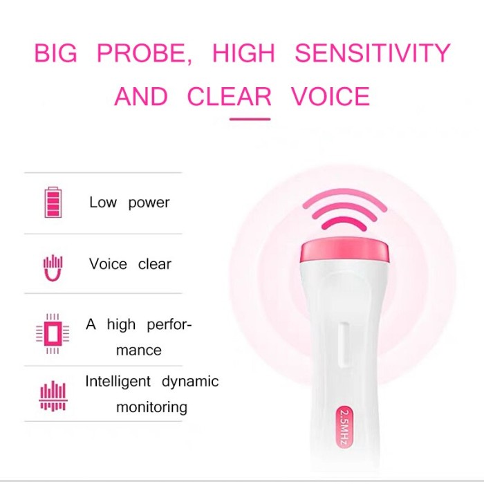 Alat Deteksi Suara Jantung Janin Bayi Stetoskop Fetal Doppler U3