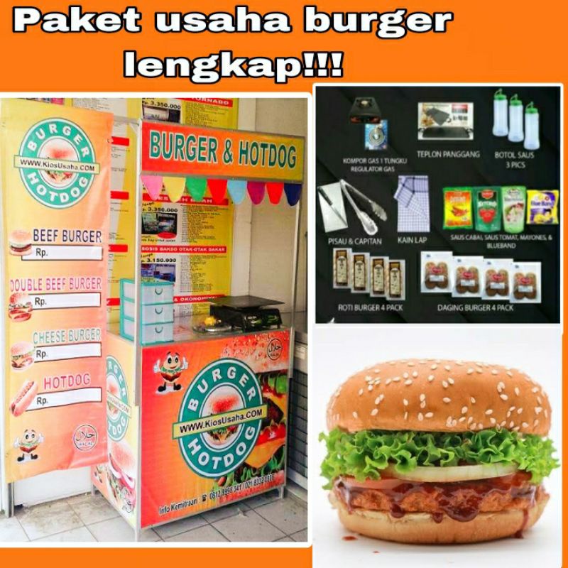 

Paket Usaha Burger Lengkap/ Paket Usaha Mini Burger