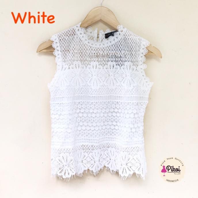 Baju Brukat Impor / Atasan Wanita Brokat Import Murah Baju Imlek Merah