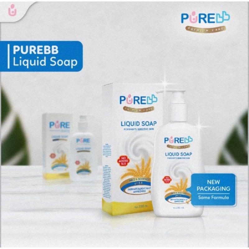 PureBB Liquid Soap 230 ml - Sabun Mandi Bayi