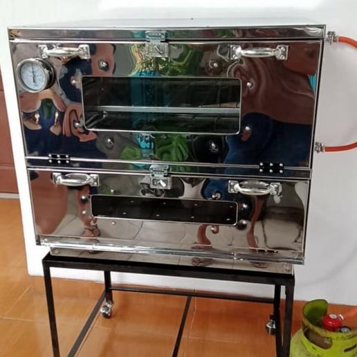 OVEN GAS STAINLESS 75X55X70 LOYANG BIMA BERKAH CILACAP RR8564R