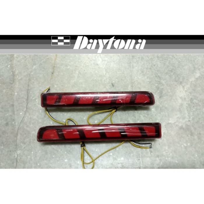 Lampu Led Reflektor Bemper Belakang Mobil Toyota Agya 2017- #Original
