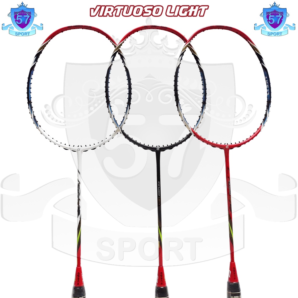 Raket Original Badminton Apacs Virtuoso Light Bonus Senar dan Tas Serut