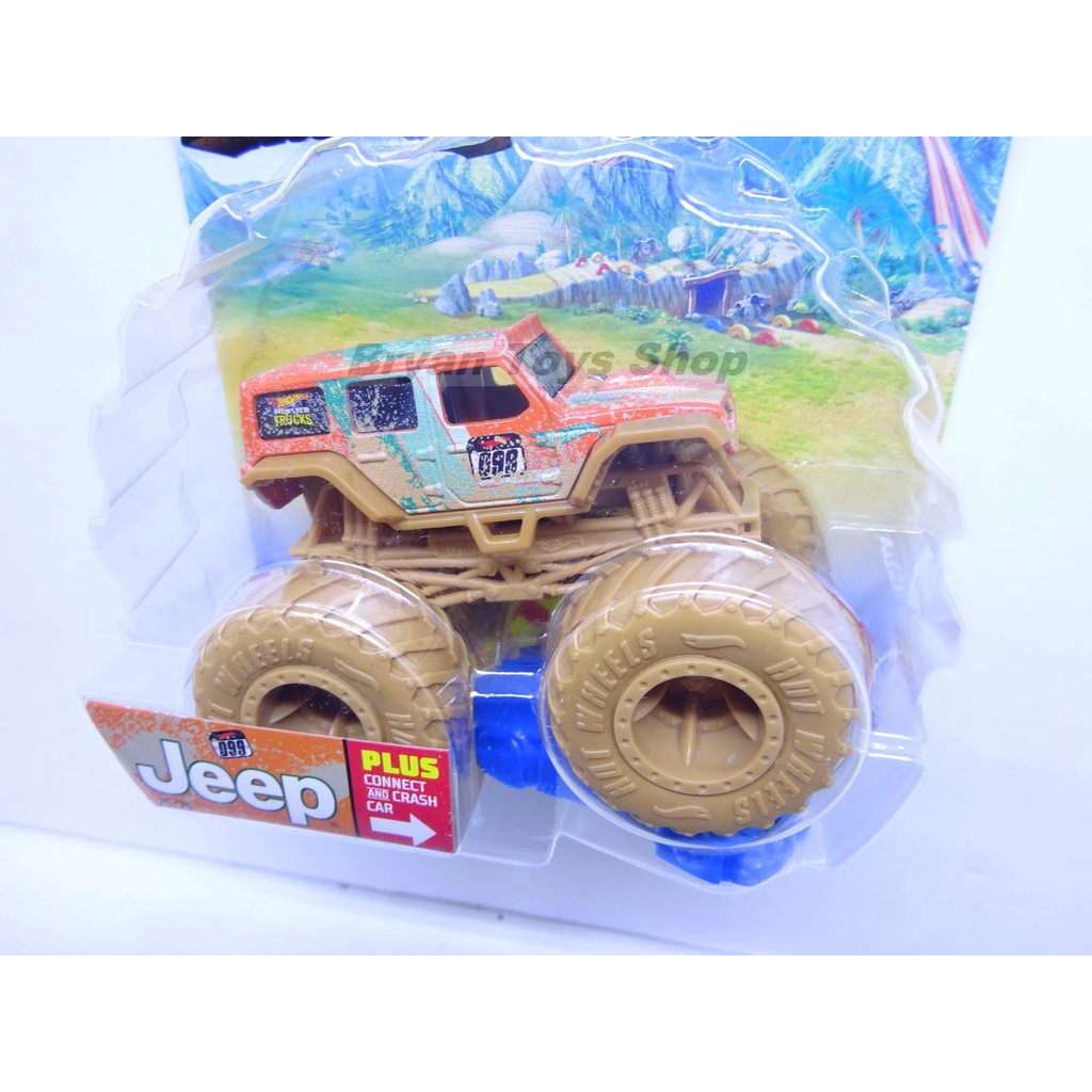 Hot Wheels Monster Trucks 18 Jeep Wrangler Orange 099