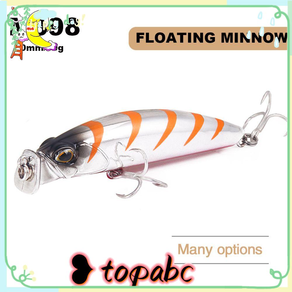 Umpan Ikan Kecil Apung TOP 10g 8cm Tackle Striped bass Minnow Lures