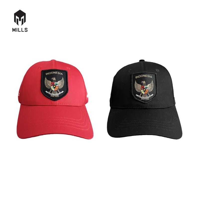 Topi Timnas Indonesia Garuda Caps Mills A4 4019 (2 Pilihan Warna)