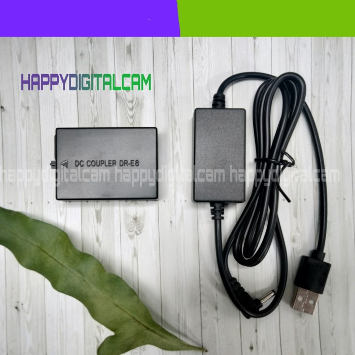 BATTERY DUMMY FOR CANON LP-E8 / BATERAI BATEREI EOS 600D / 650D / 700D