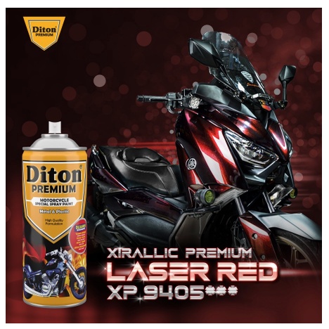 Paket Cat Semprot DITON PREMIUM Xirallic - Laser Red XP 9405***