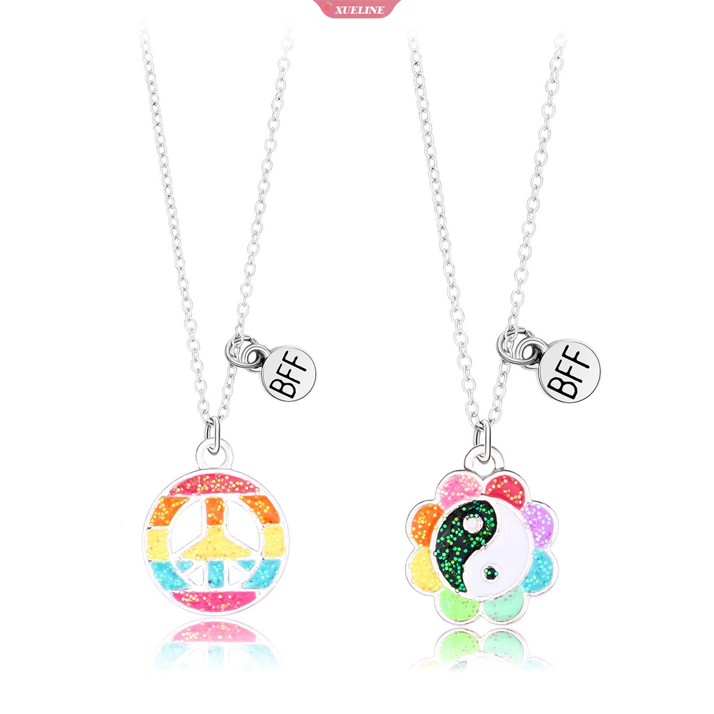 Baru Sederhana Tanda Damai Bunga Matahari Kalung set resin Bunga Kerah Kalung Perempuan Gadis Perhiasan Hadiah [ZXL]