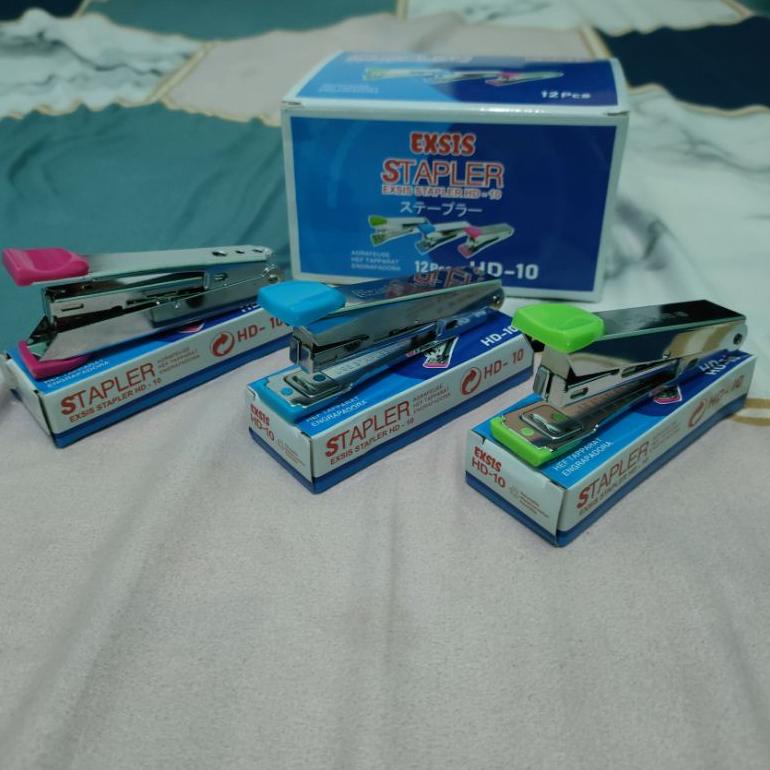 

✓ SATUAN ( 1 PCS ) Stapler HD-10 Exis / Safari Staples HD10 Exis / Safari ヒ