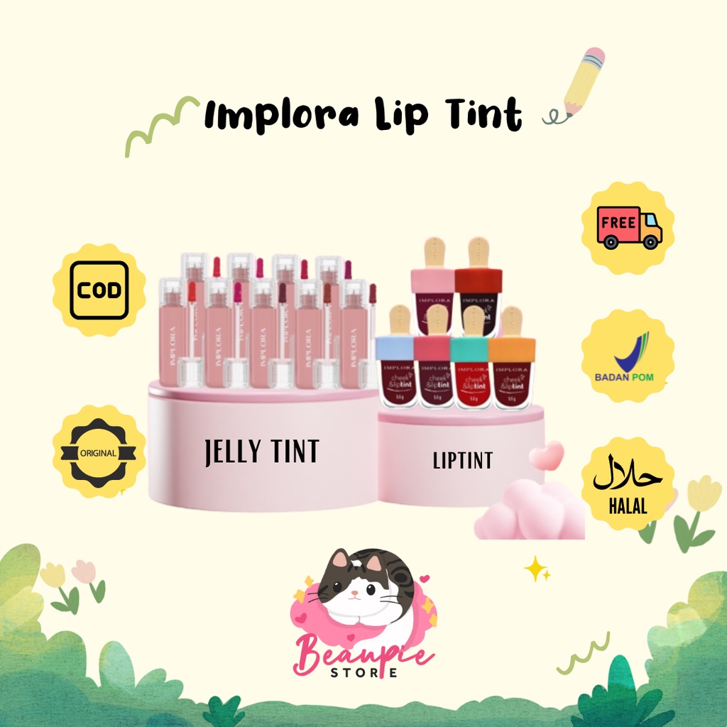 [TERMURAH] Implora Jelly Tint / Cheek And Lip Tint Liptint