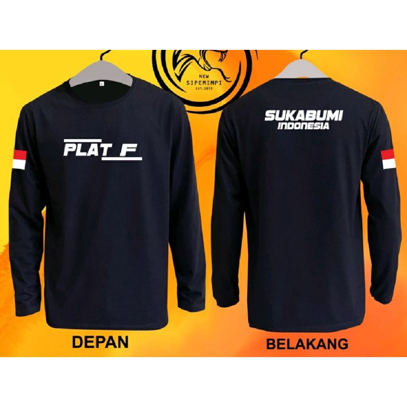 KAOS BAJU PLAT F SUKABUMI//BAJU PLAT F SUKABUMI INDONESIA
