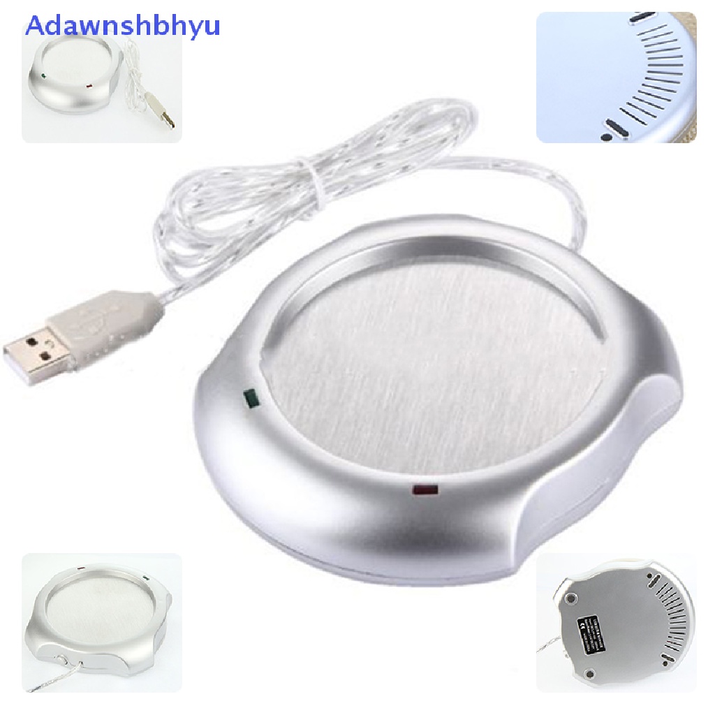 Adhyu Portable USB Electric Cup Warmer Teh Kopi Minuman Cangkir Heag Pad Mat ID