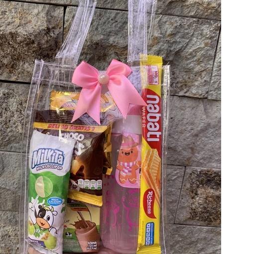 

GGD⁂ Paket Souvenir plus snack ulang tahun/ Goodie bag/Goodiebag ulang tahun/Souvenir ulang tahun Model Baru