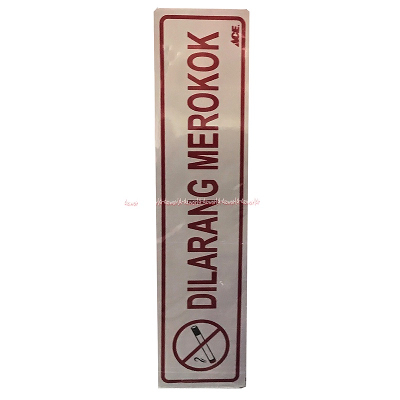 Kris Stiker Dilarang Merokok Sticker No Smoking Mudah Diaplikasikan Pada Kaca Metal Atau Plastik Dinding Ace Krisbo Di Larang Merokok Silver