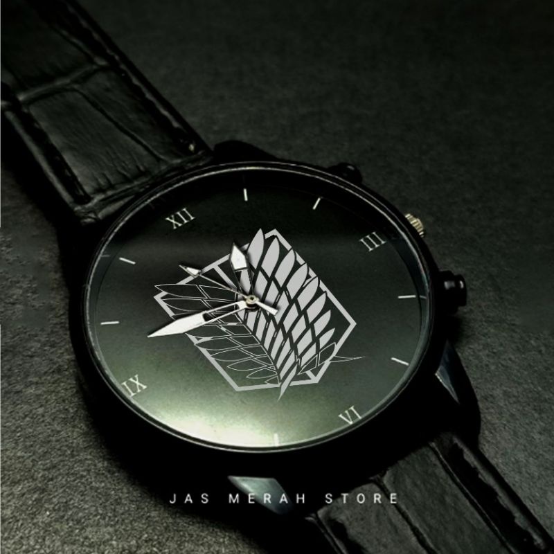 Jam Tangan Attack On Titan Premium Include Double Strap &amp; Box AOT
