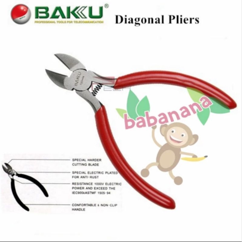 Tang Baku BK 021 potong cutting pliers nippers gundam tamiya wire